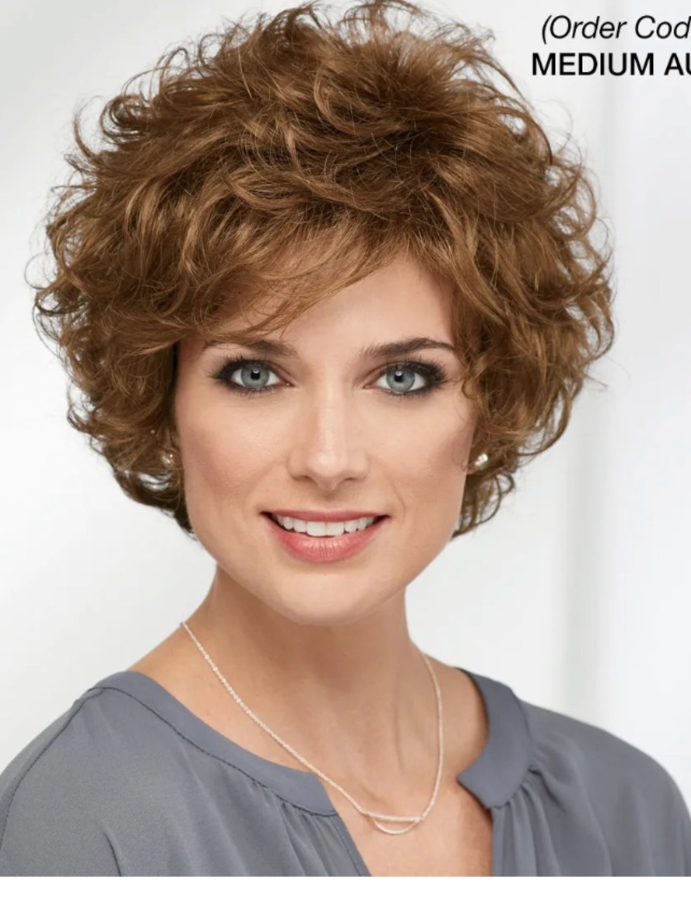 🌸🌸🌸PAULA YOUNG Curly Wig in Silver Elegant Everyday Style in SILVER